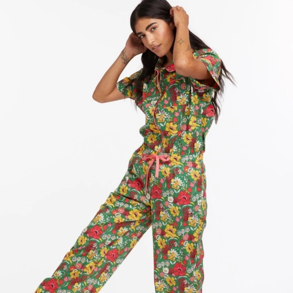 Ban.do leisure set in Emerald Super Bloom